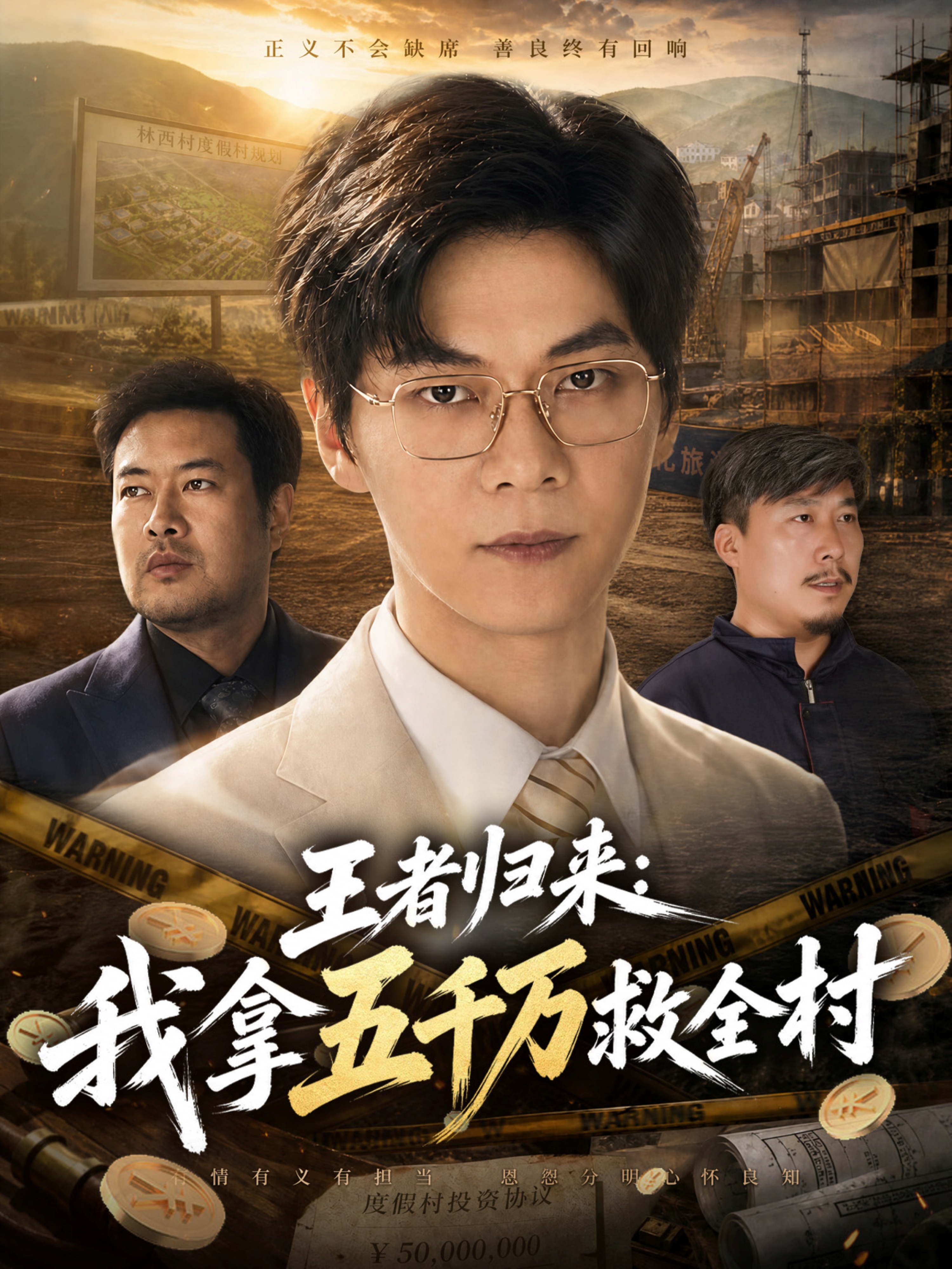 王者归来：我拿五千万救全村