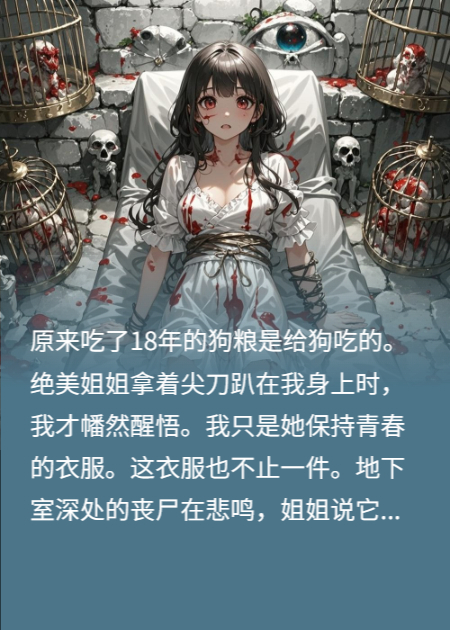 被姐姐圈养18年后，她的本性暴露