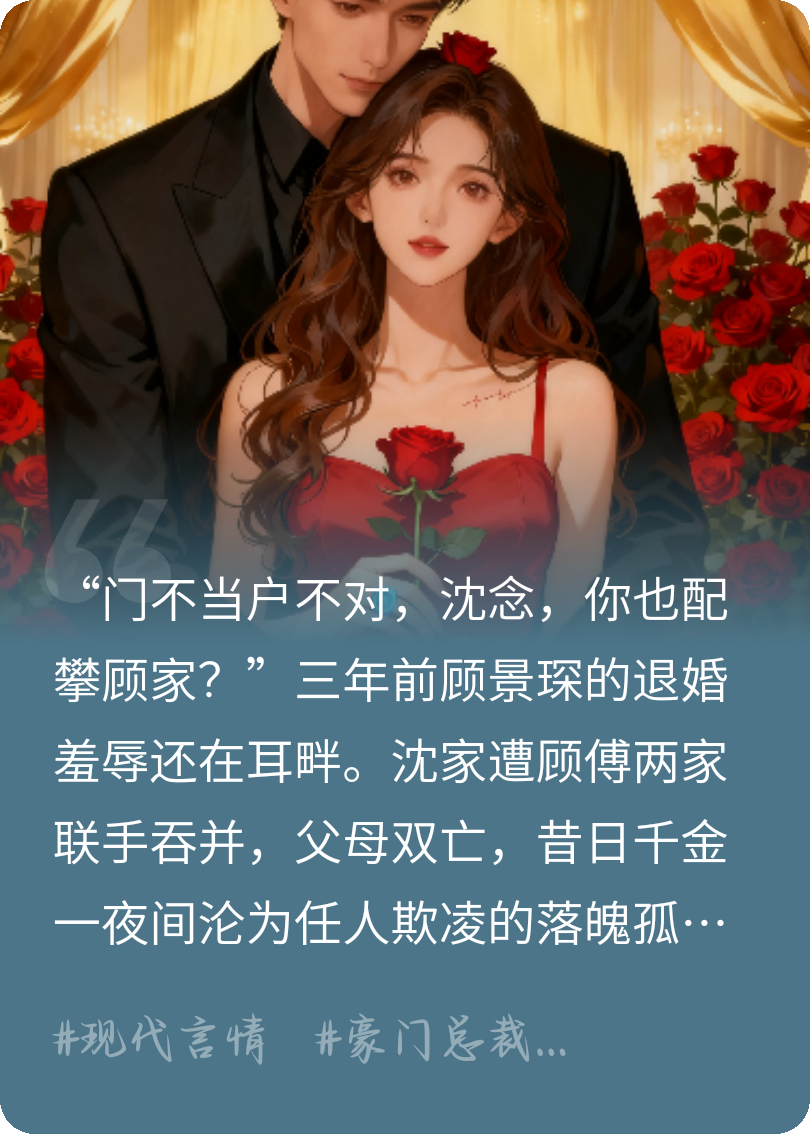 顾景琛傅承砚的故事在什么小说中？