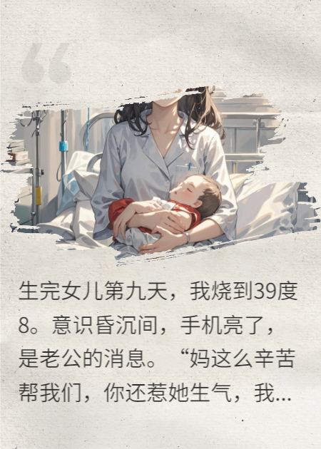 生女高烧39度，妈宝男护着他妈，我娘家哥哥杀疯了书荒必看