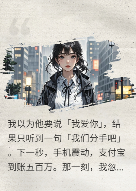 分手给我五百万，前男友跪求我救他公司衍生小说