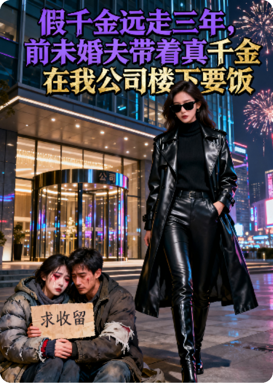 假千金远走三年，前未婚夫带着真千金在我公司楼下要饭已完结小说