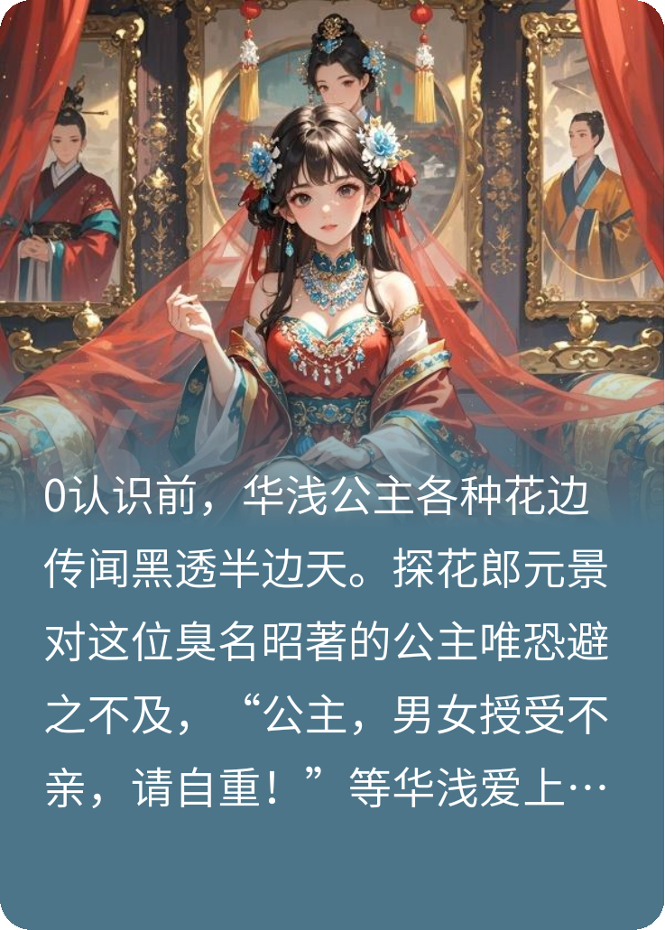 女霸总穿成受宠公主她对探花郎强制爱了