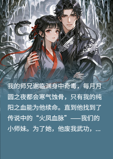 师兄废我武功送我喂蛇，蛇王竟是我前世夫君