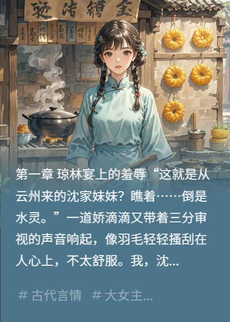 京城贵女笑我土，我卖粑粑太子堵门