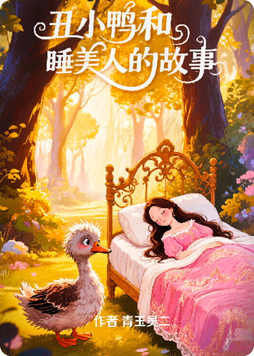 儿童教育睡前故事新丑小鸭睡美人