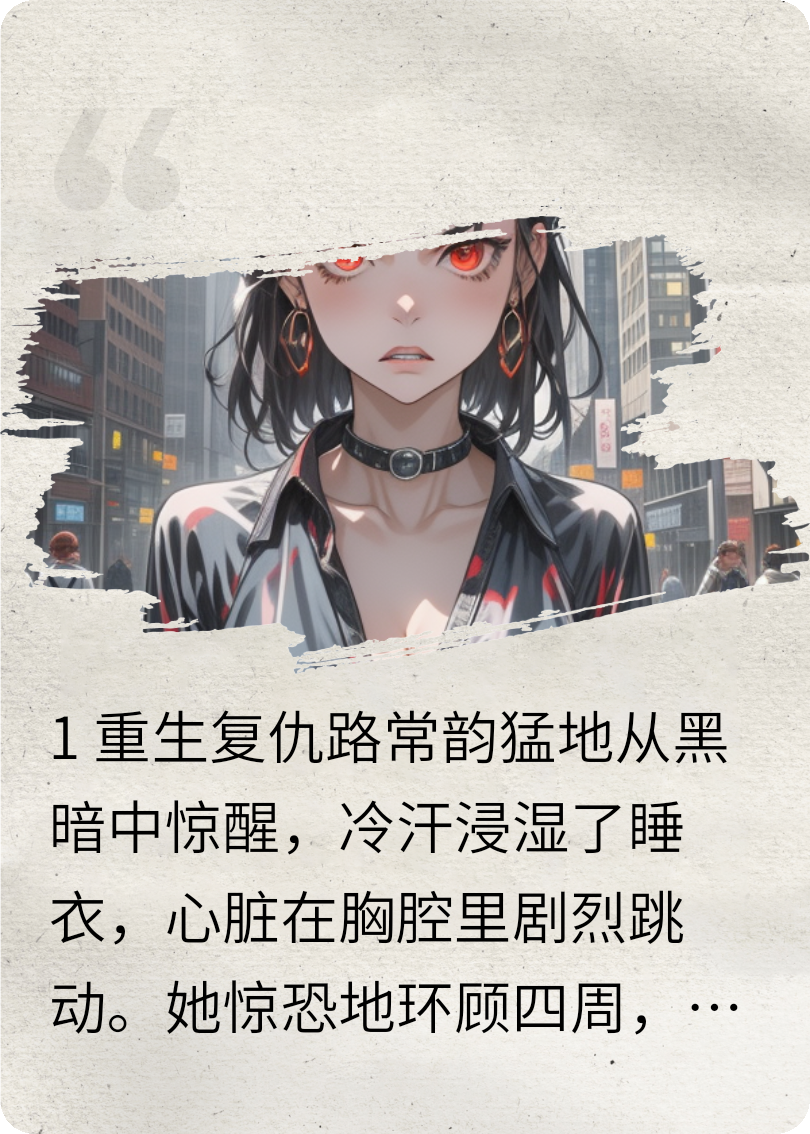 重生之，我失去的我一定要拿回來