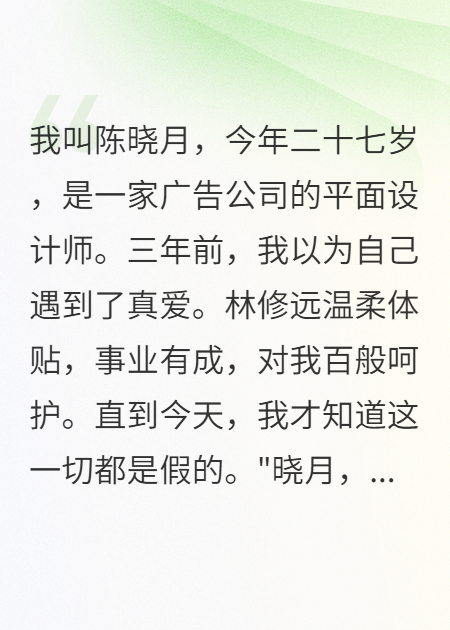 他把我改造成初戀的樣子，我卻愛上了別人