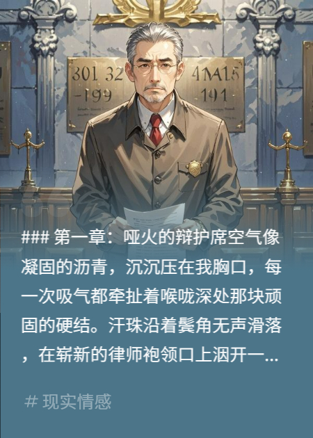口吃的律师在法庭用腹语胜诉整本畅享_起始篇章+后续（一种冰冷王涛）