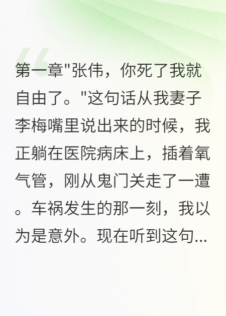 我妻子的十年算計