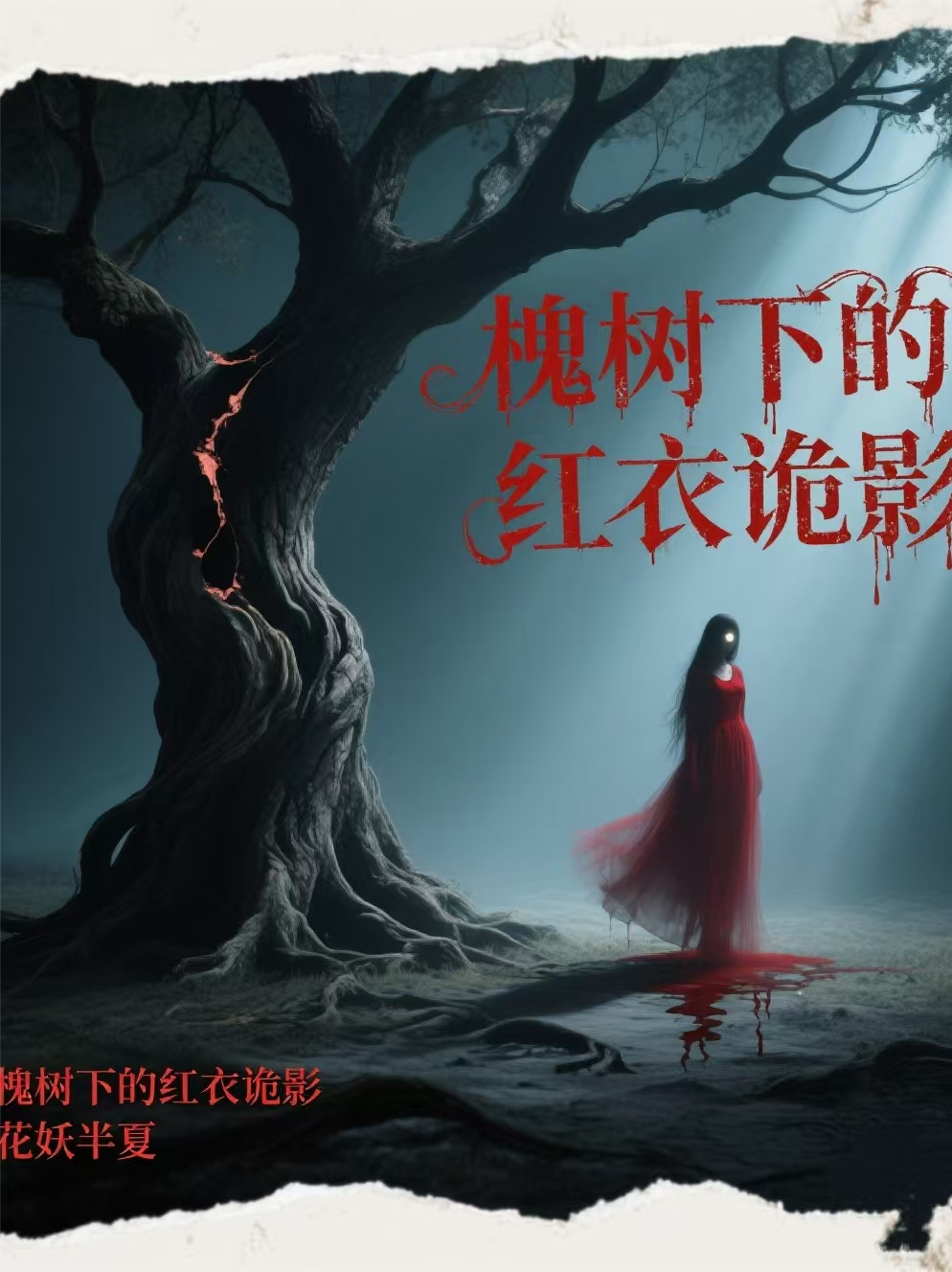 槐樹(shù)下的紅衣詭影