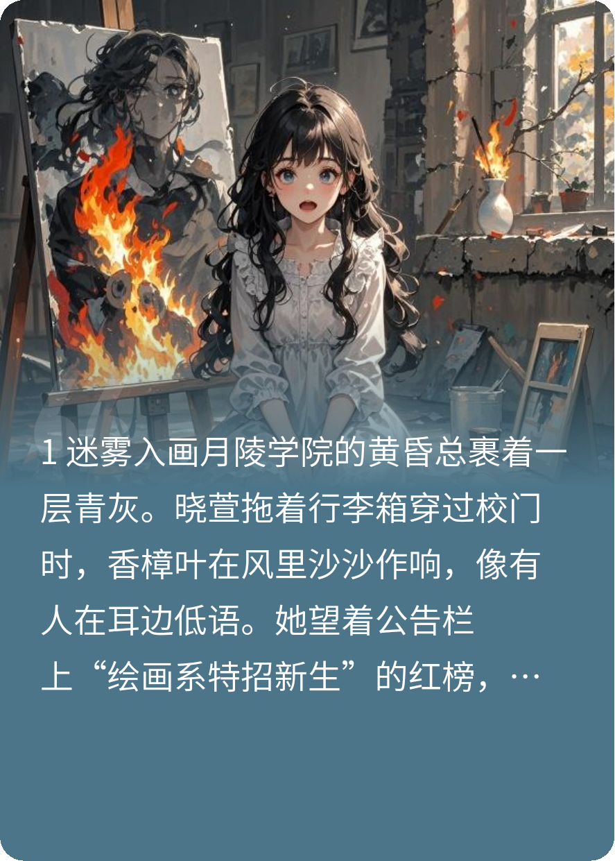 暗夜畫室·未完成的肖像