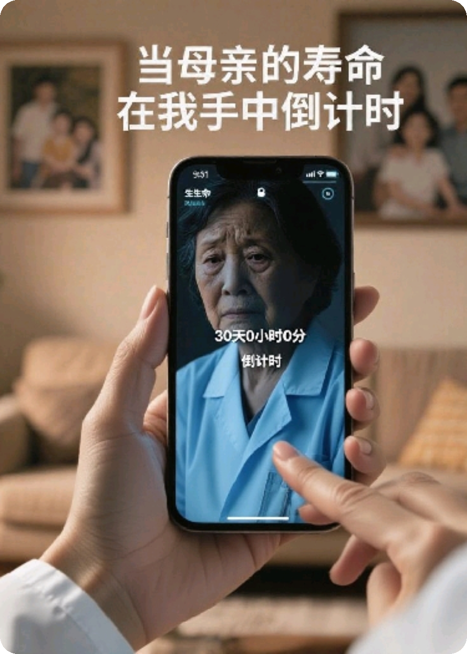 當(dāng)母親的壽命在我手機(jī)倒計(jì)時