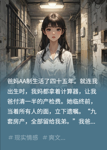 AA制生活45年，我妈算计我爸一生