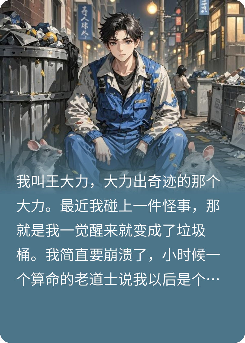 穿成垃圾桶后，竟然要和老鼠搶飯