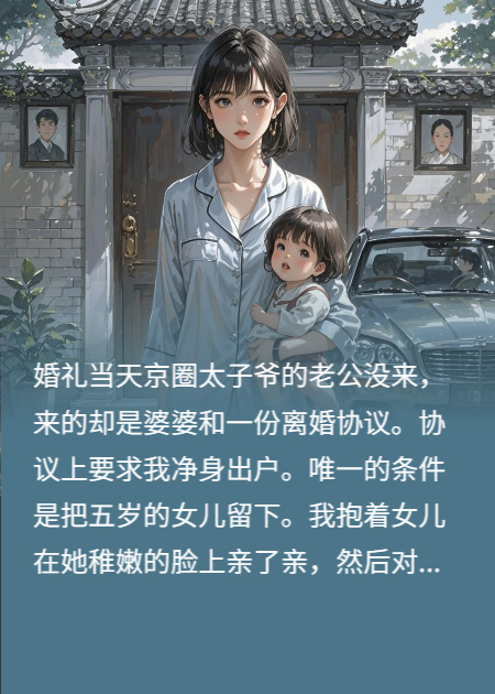 京圈老公讓我凈身出戶，條件是把女兒留下