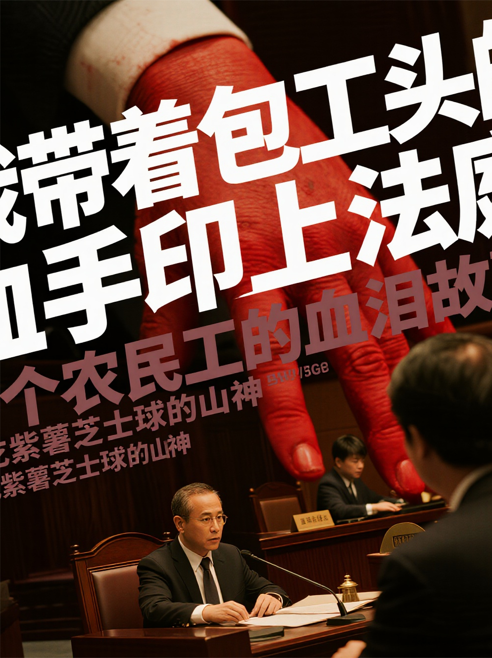 我?guī)еゎ^的血手印闖法庭