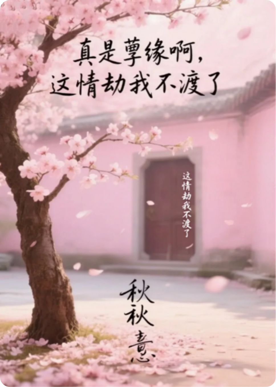 真是孽緣啊，這情劫我不渡了