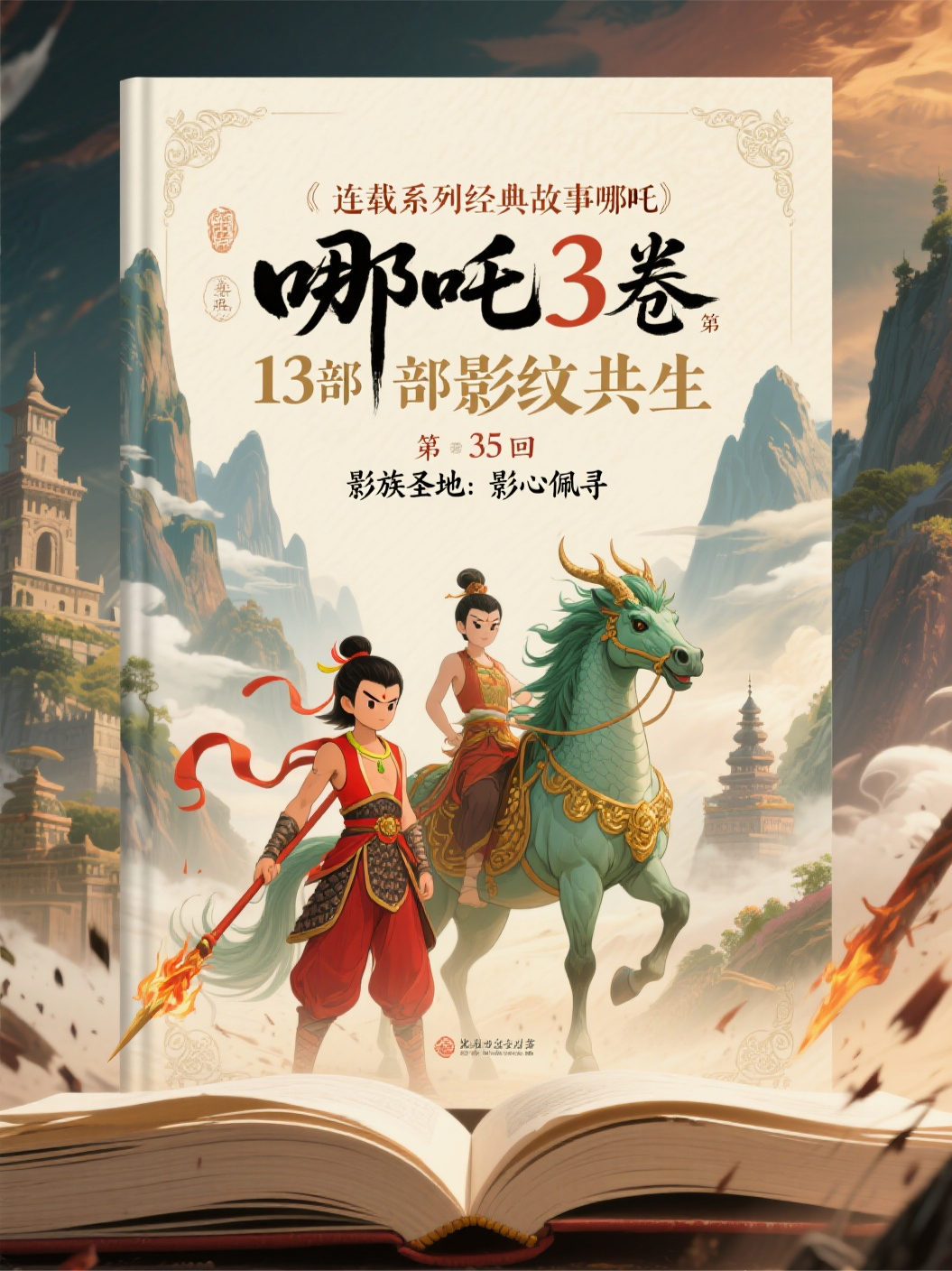 哪吒3卷第13部影紋共生第35回影族圣地：影心佩尋