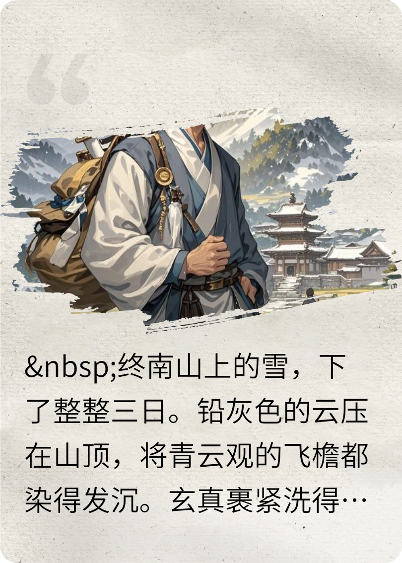 終南山老道的下山和上山