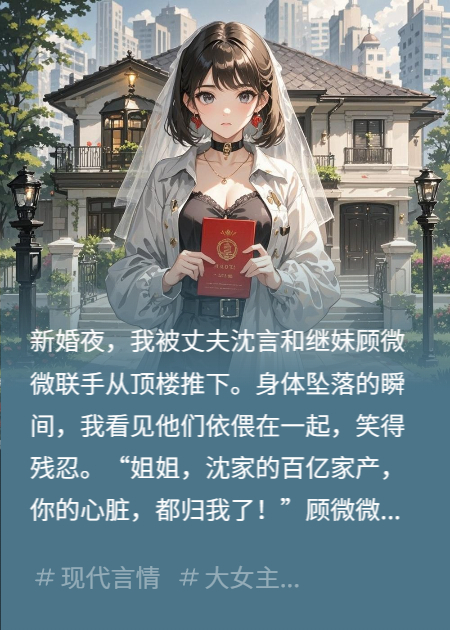 我被丈夫和妹妹從頂樓推下，重生后我嫁給大佬開始復(fù)仇