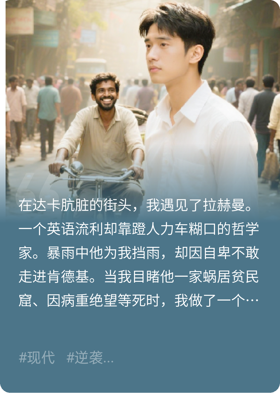 送孟加拉車夫三蹦子，一場跨越階層的逆襲！