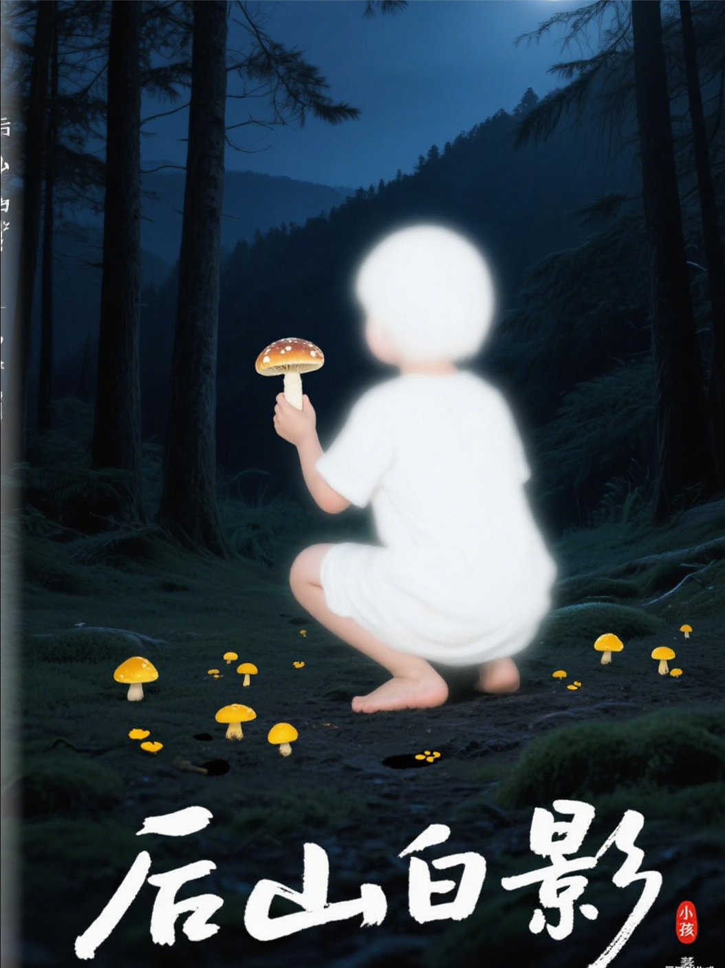 后山白影：那只遞蘑菇的“小孩”