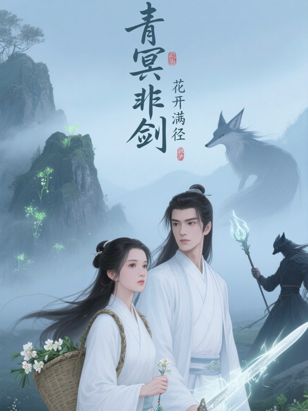 青冥非劍，花開滿徑