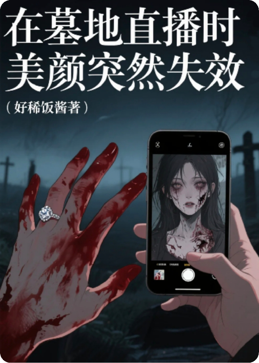 在墓地直播時，美顏突然失效