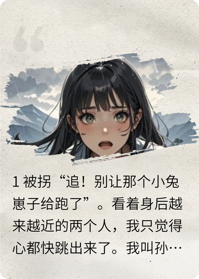 被拐深山，极限逃亡