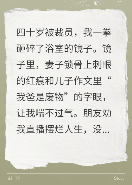 妻子羞辱我，我直播擺爛全網(wǎng)爆火
