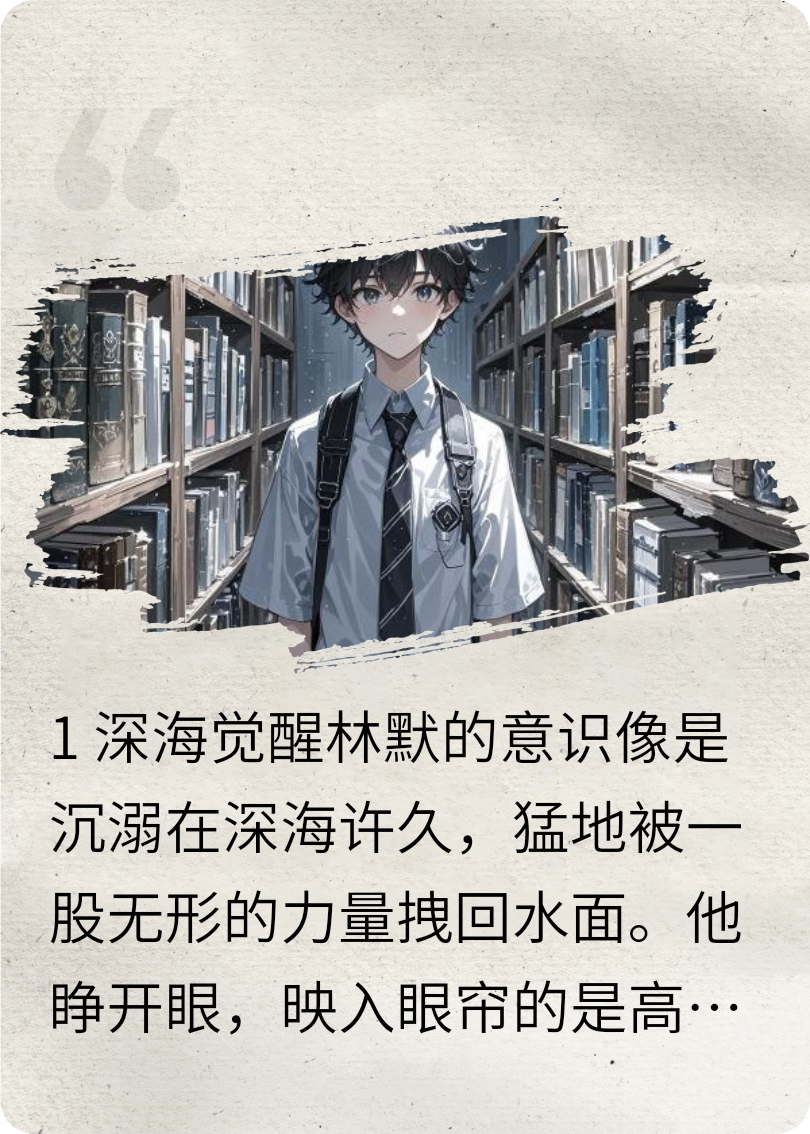 关于林默的内容在哪本小说里？