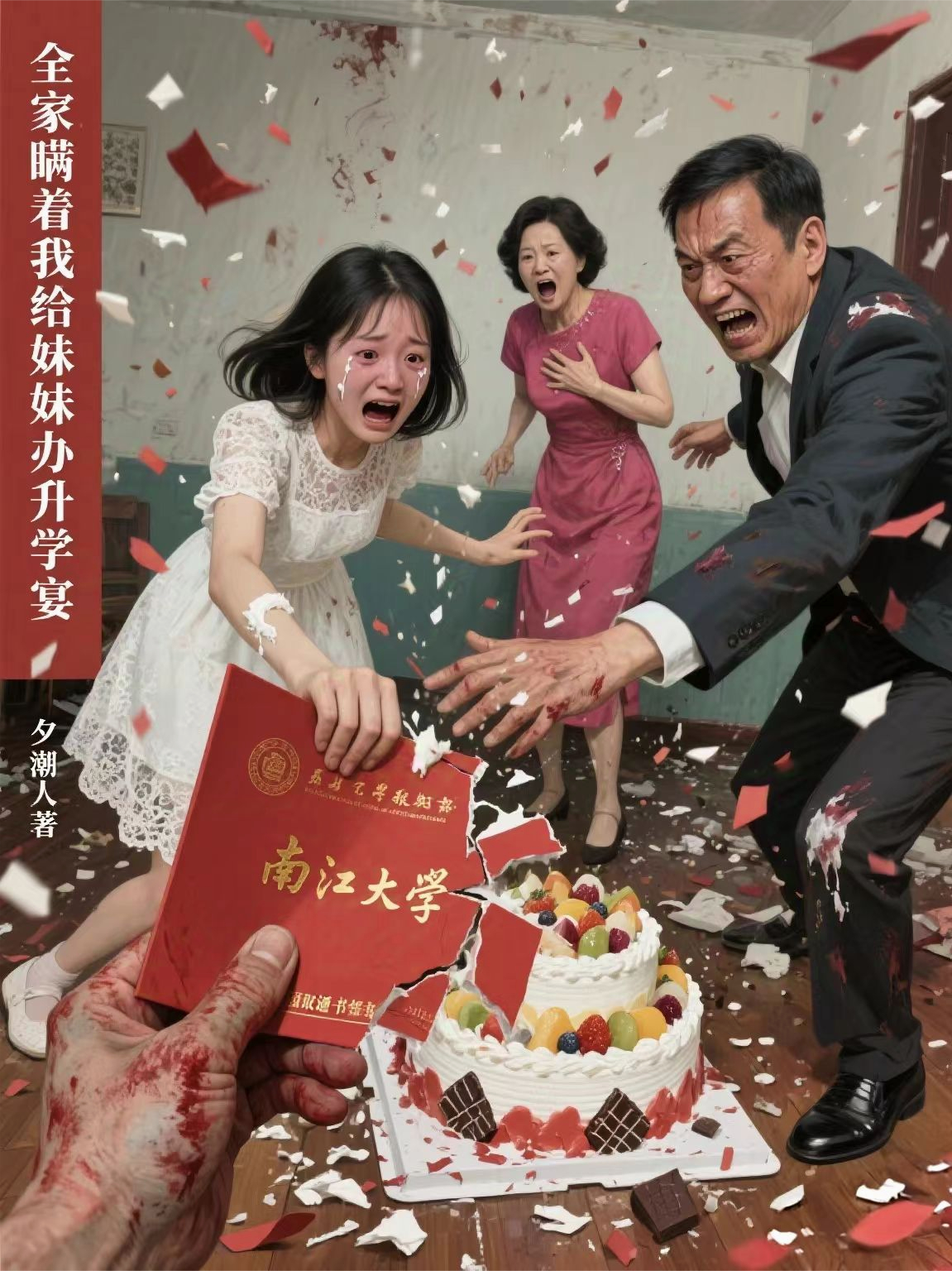 全家瞒着我给妹妹办升学宴
