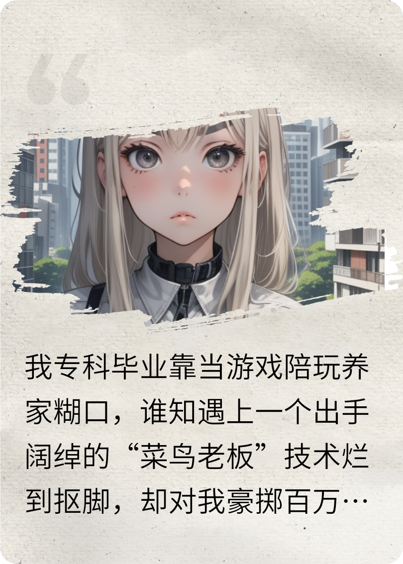 我拿他當金主，他卻想當我老公