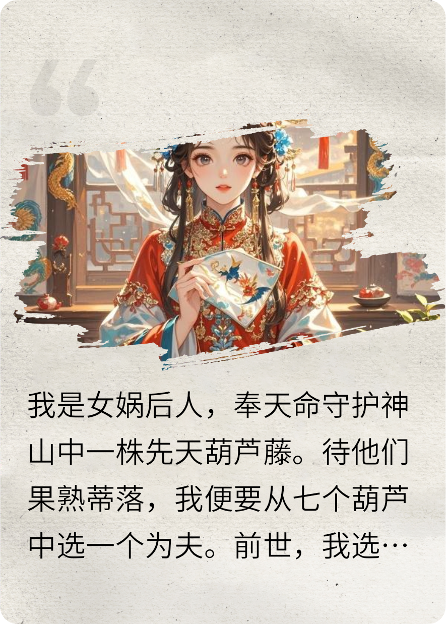 重生后我在七个葫芦里选病弱丑夫