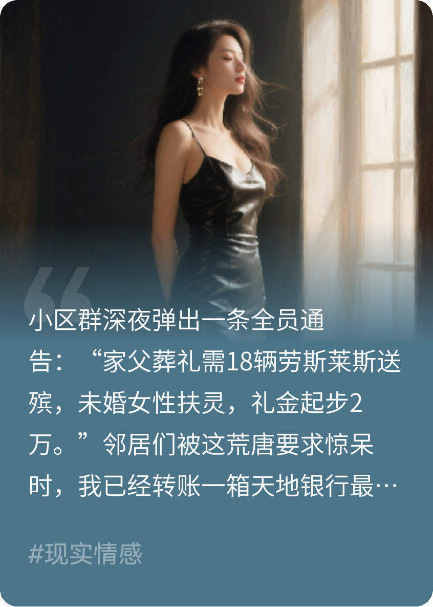 冥币献礼！极品邻居的奢华葬礼