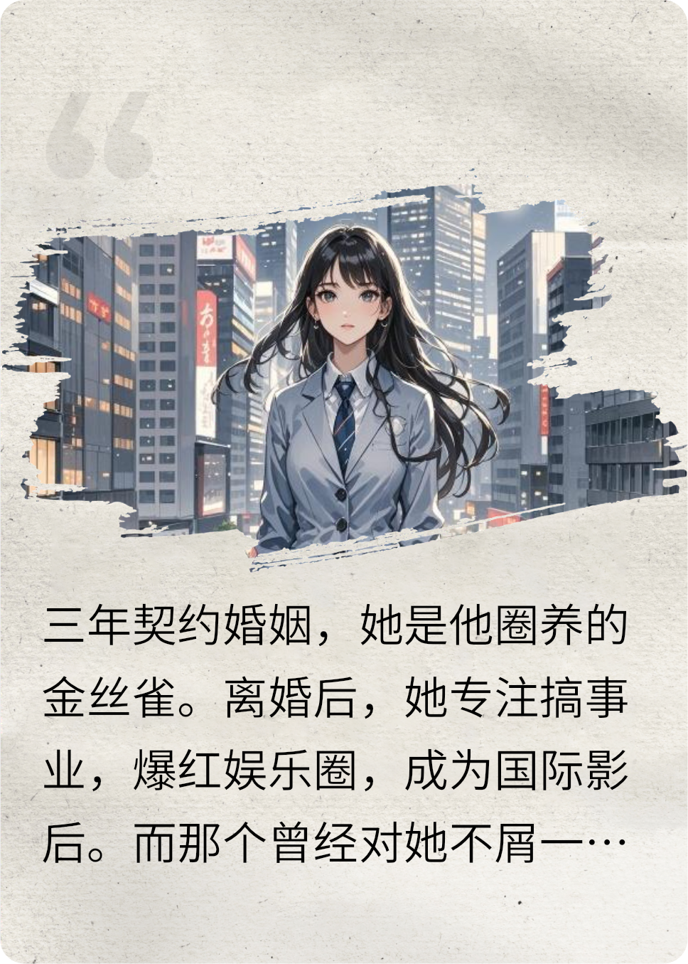 踹了總裁后，頂流她爆紅娛樂(lè)圈