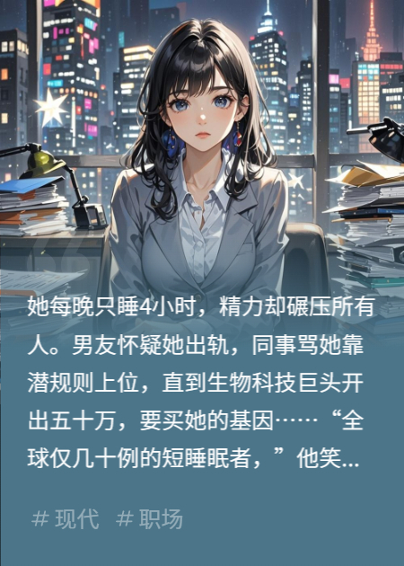 短睡眠陈阳基因出现在什么小说里？