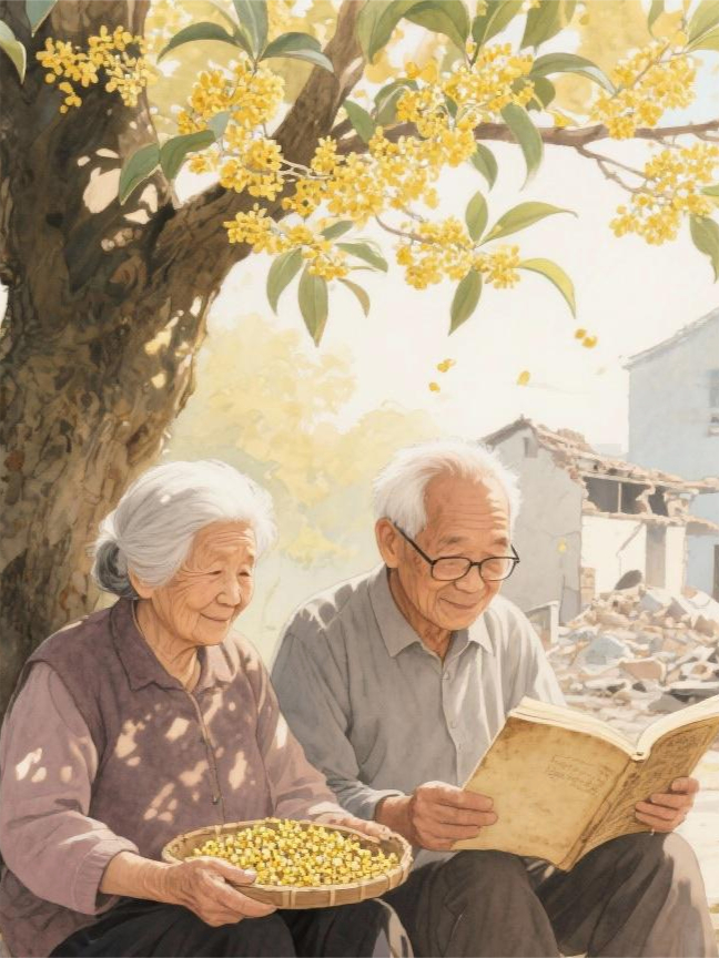 舊書(shū)里的桂花香