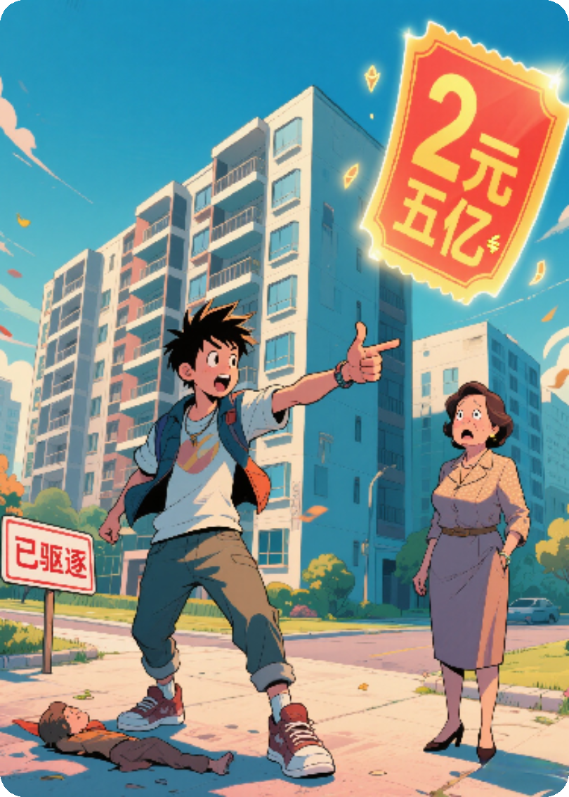 2元中五億，反手買樓打臉房東