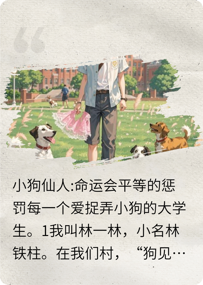 哪本小说的主角有天狼星小狗仙瘸帅？