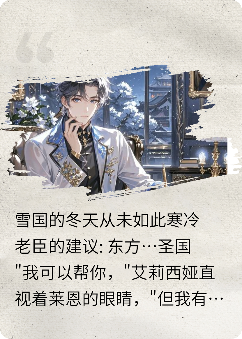 出现莱恩艾莉西莉西娅的小说在哪里可以找到？