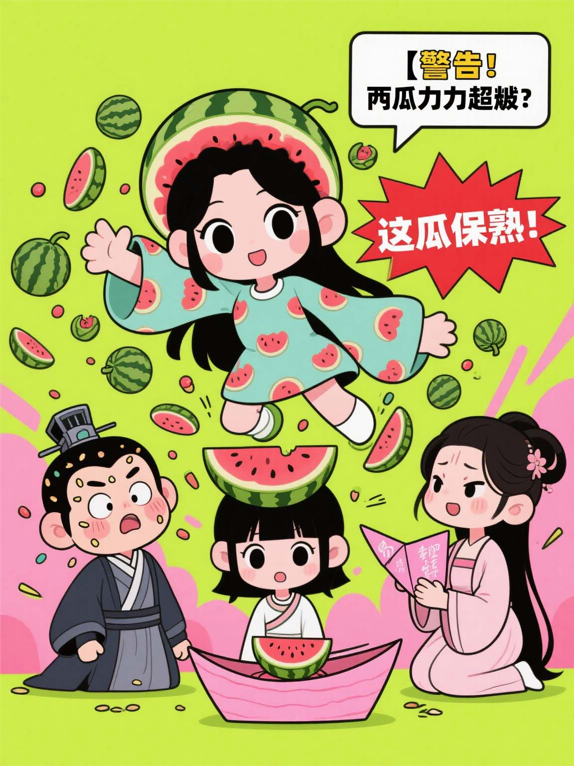 吃瓜吃到自己頭上