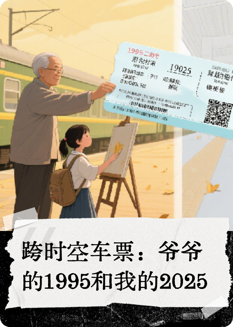 跨時(shí)空車(chē)票：爺爺?shù)?995和我的2025