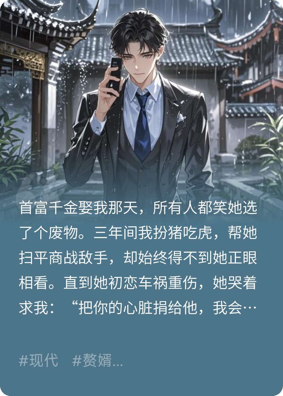 為了救白月光，總裁讓我跪雨夜