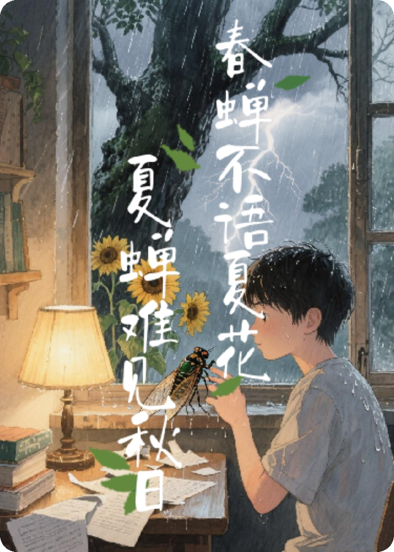 春蝉不语夏花，夏蝉难见秋日畅读佳作