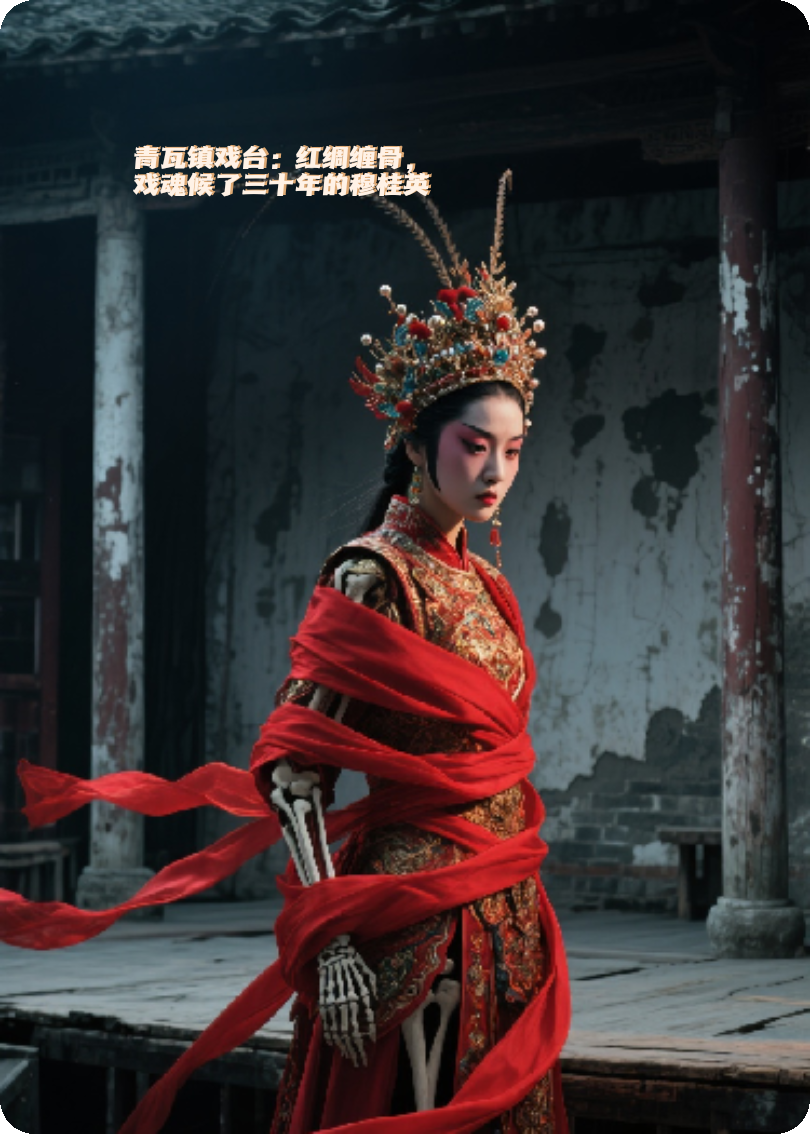 槐樹(shù)下的戲臺