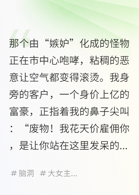 這個(gè)世界，情緒會(huì )變成怪物