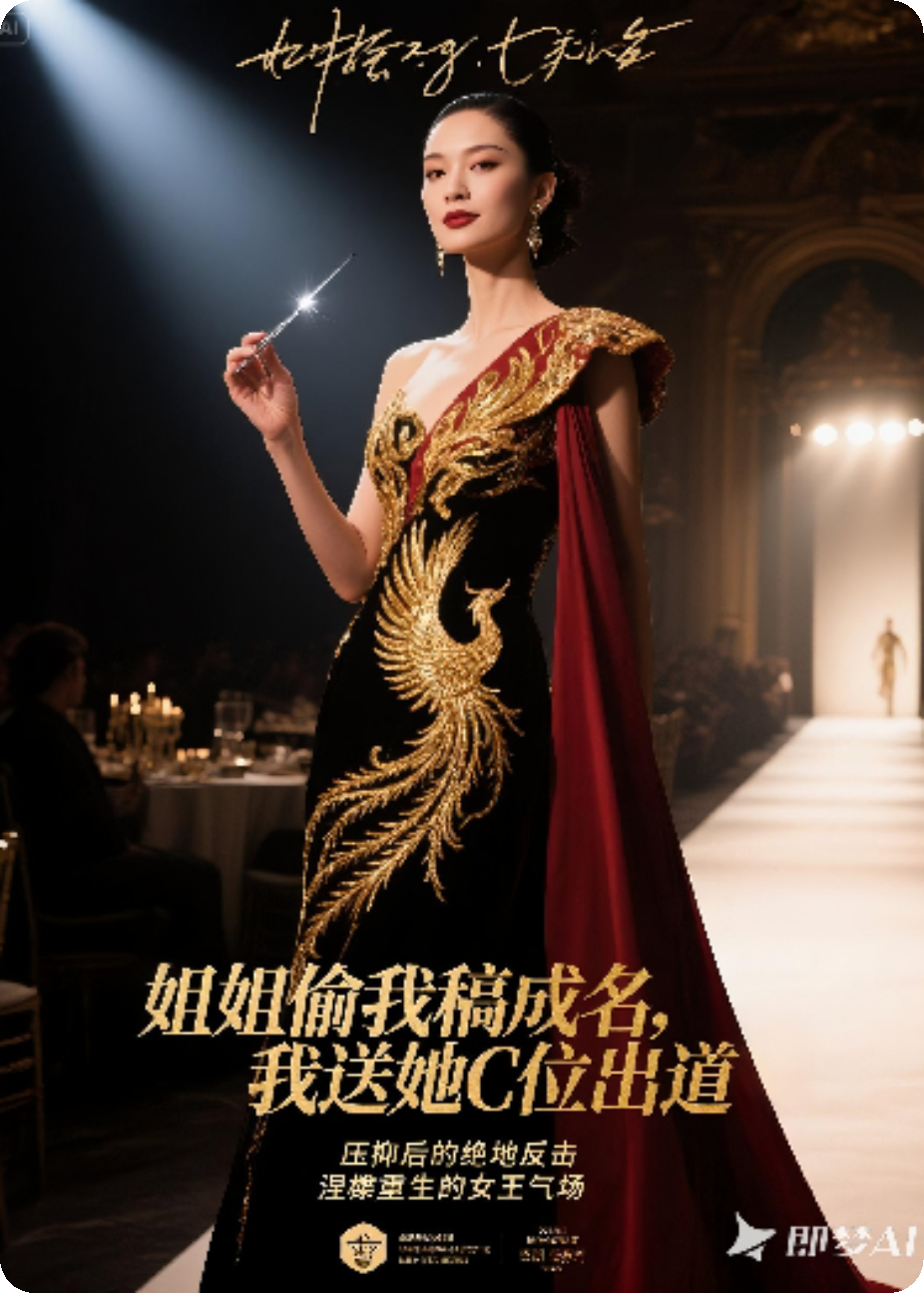 姐姐偷我稿成名，我送她C位出道