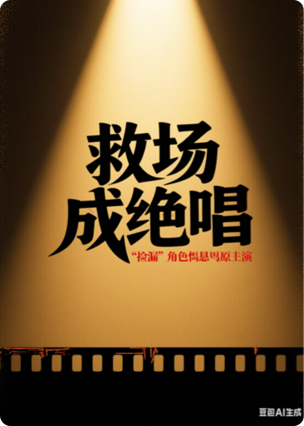 救場成絕唱撿漏角色悔哭原主演